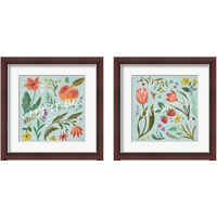 Framed Spring Botanical 2 Piece Framed Art Print Set