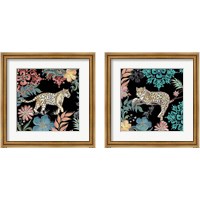 Framed Jungle Exotica Leopard 2 Piece Framed Art Print Set