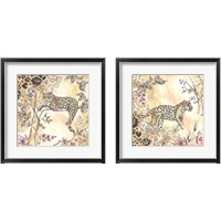 Framed Leopard on Neutral 2 Piece Framed Art Print Set