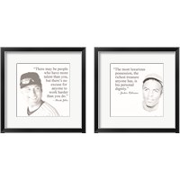 Framed Baseball Greats 2 Piece Framed Art Print Set