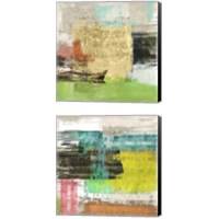 Framed 'Actuality  2 Piece Canvas Print Set' border=