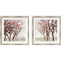 Framed 'Rusty Trees 2 Piece Framed Art Print Set' border=