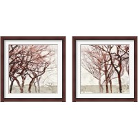 Framed 'Rusty Trees 2 Piece Framed Art Print Set' border=