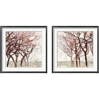 Framed 'Rusty Trees 2 Piece Framed Art Print Set' border=