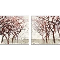 Framed Rusty Trees 2 Piece Art Print Set