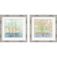 Framed 'Vessel  2 Piece Framed Art Print Set' border=