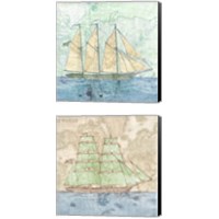 Framed 'Vessel  2 Piece Canvas Print Set' border=