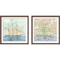 Framed Vessel  2 Piece Framed Art Print Set