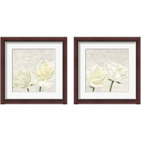 Framed 'Classic Roses 2 Piece Framed Art Print Set' border=