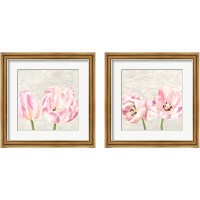Framed 'Classic Tulips 2 Piece Framed Art Print Set' border=