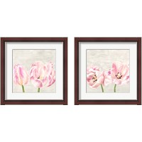 Framed 'Classic Tulips 2 Piece Framed Art Print Set' border=