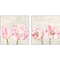 Framed 'Classic Tulips 2 Piece Art Print Set' border=