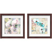Framed Kaleidoscope Orchid (detail) 2 Piece Framed Art Print Set