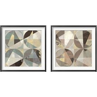 Framed 'Jade & Gold 2 Piece Framed Art Print Set' border=