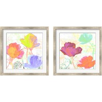 Framed 'Divertissement d'ete 2 Piece Framed Art Print Set' border=