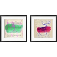 Framed 'Memories of the Wild 2 Piece Framed Art Print Set' border=