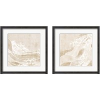 Framed 'Tidal Waves 2 Piece Framed Art Print Set' border=