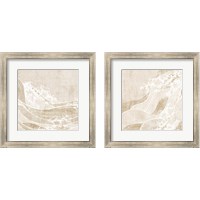 Framed 'Tidal Waves 2 Piece Framed Art Print Set' border=