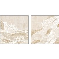 Framed 'Tidal Waves 2 Piece Art Print Set' border=