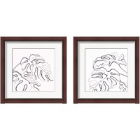 Framed 'Infinity of Simple 2 Piece Framed Art Print Set' border=