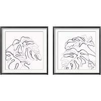 Framed 'Infinity of Simple 2 Piece Framed Art Print Set' border=