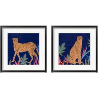 Framed Cheetah  2 Piece Framed Art Print Set