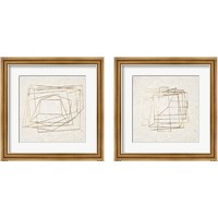 Framed Golden Embrace 2 Piece Framed Art Print Set