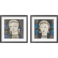 Framed 'Astrea & Selene 2 Piece Framed Art Print Set' border=