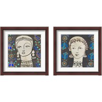 Framed 'Astrea & Selene 2 Piece Framed Art Print Set' border=