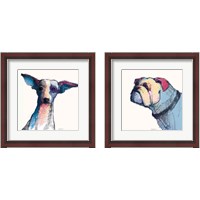 Framed Castor Watercolor Pastel 2 Piece Framed Art Print Set