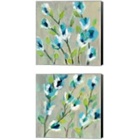 Framed 'Whimsical Branch 2 Piece Canvas Print Set' border=