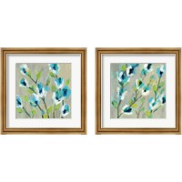 Framed 'Whimsical Branch 2 Piece Framed Art Print Set' border=