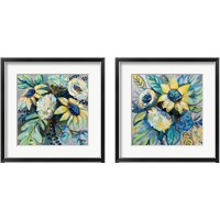 Framed Sage and Sunflowers 2 Piece Framed Art Print Set