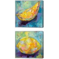 Framed Lemon 2 Piece Canvas Print Set
