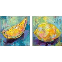 Framed Lemon 2 Piece Art Print Set