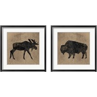 Framed 'Brown Lodge 2 Piece Framed Art Print Set' border=