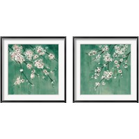 Framed Cherry Cloud Jade 2 Piece Framed Art Print Set