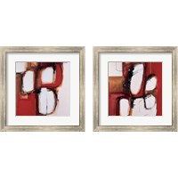 Framed 'African Kraal 2 Piece Framed Art Print Set' border=