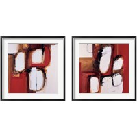 Framed 'African Kraal 2 Piece Framed Art Print Set' border=