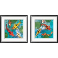 Framed Lucky Koi 2 Piece Framed Art Print Set