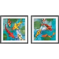 Framed Lucky Koi 2 Piece Framed Art Print Set
