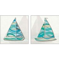 Framed Smooth Sailing 2 Piece Art Print Set