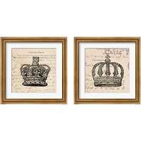 Framed 'Royalty  2 Piece Framed Art Print Set' border=