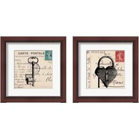 Framed Key To My Heart 2 Piece Framed Art Print Set