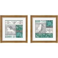 Framed Giddy Up 2 Piece Framed Art Print Set