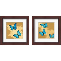 Framed Cerulean Butterfly 2 Piece Framed Art Print Set