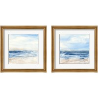 Framed 'Surf and Sails 2 Piece Framed Art Print Set' border=