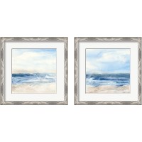 Framed 'Surf and Sails 2 Piece Framed Art Print Set' border=