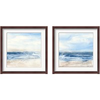 Framed 'Surf and Sails 2 Piece Framed Art Print Set' border=