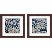 Framed 'Alhambra Tile 2 Piece Framed Art Print Set' border=